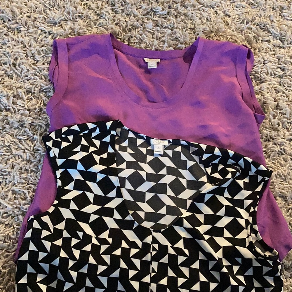 scoop neck j crew tops (2)